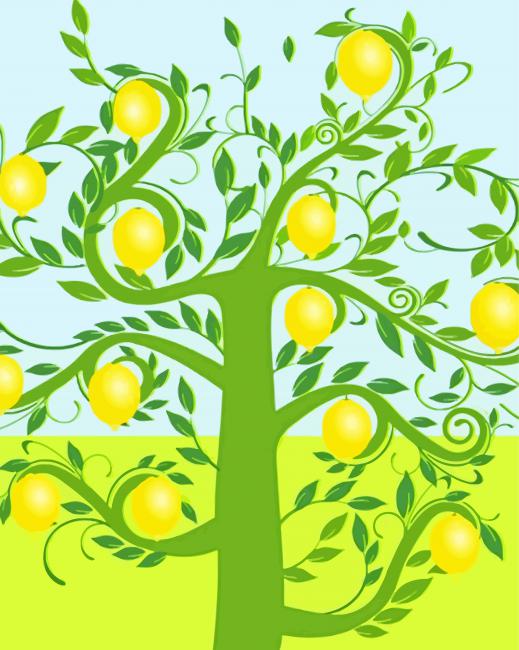 Lemon Tree Paint By Numbers