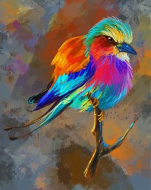 Roller Bird Art Paint By Numbers