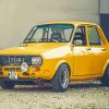 Yellow Classic Renault Paint By Numbers