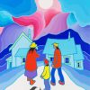 Family By Ted Harrison Paint By Numbers