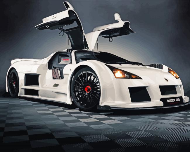 White Gumpert Paint By Numbers